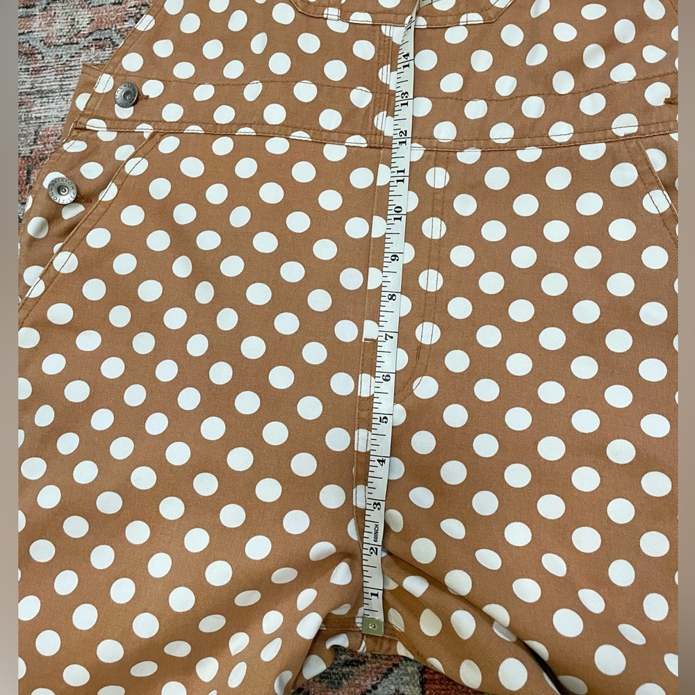 Brixton Christina Crop Polka Dot Overalls - Picture 11 of 13